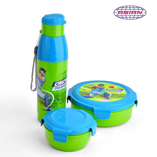 Kids Insulated Lunch Box Combo Set